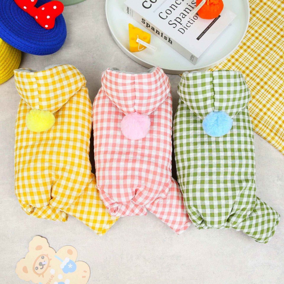 Cappottino per Cani Fantasia "Vichy" – Stile e Comfort per le Passeggiate Invernali - immagine 6