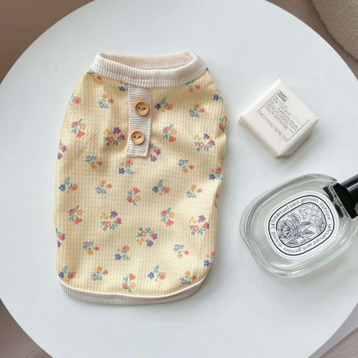 Waffle Floral Soft Dog Jumpsuits&Vest - immagine 9