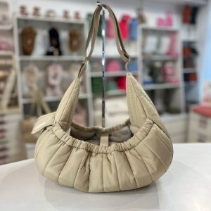 Borsa Monospalla Trapunta Beige