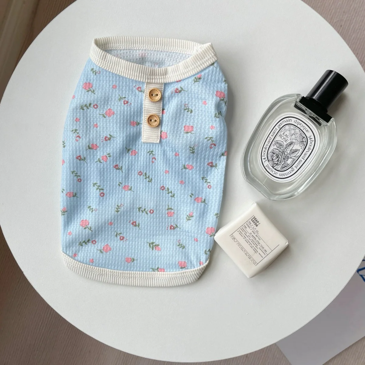 Waffle Floral Soft Dog Jumpsuits&Vest - immagine 8