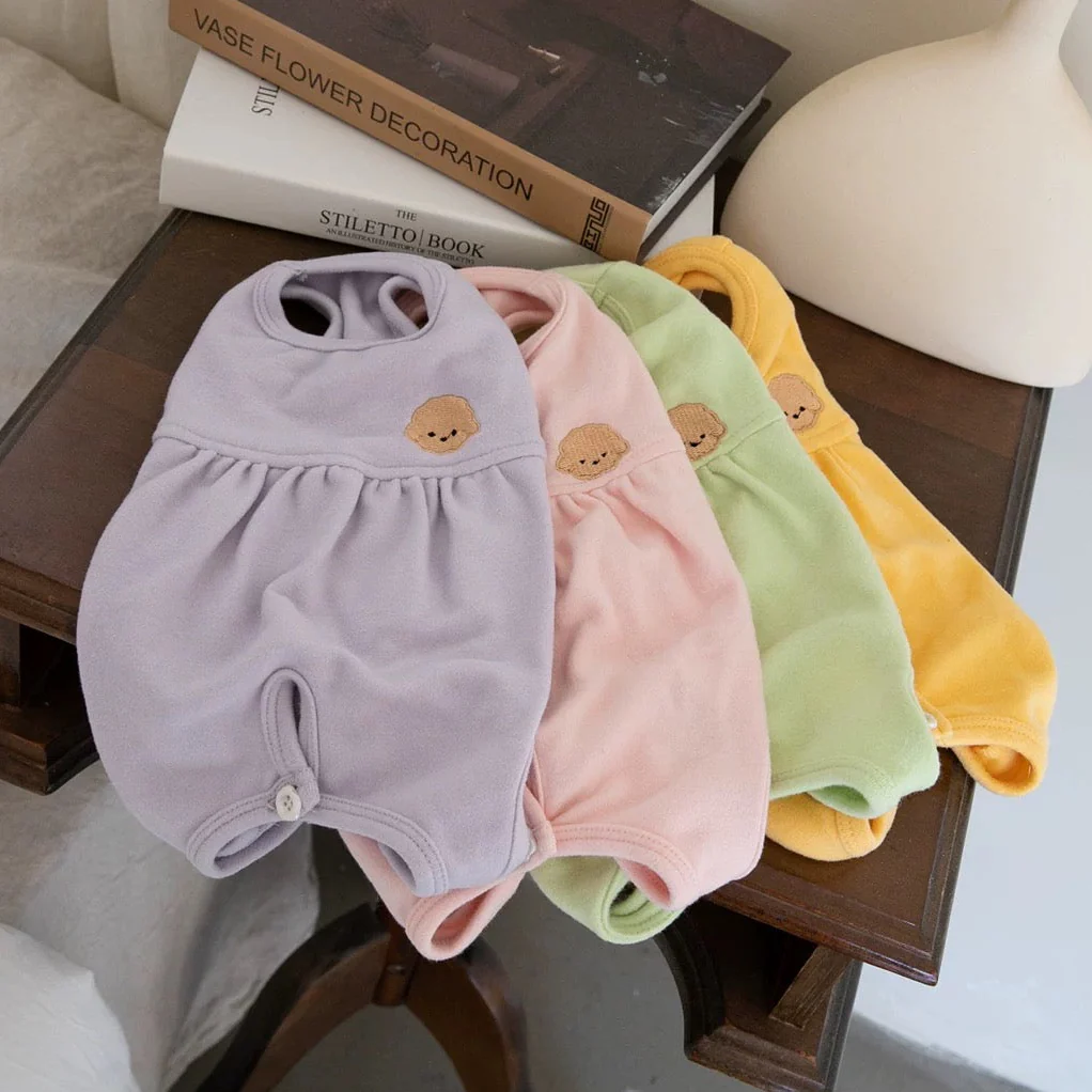 Belly Protecting Bear Head Dog Cat Jumpsuits - immagine 2