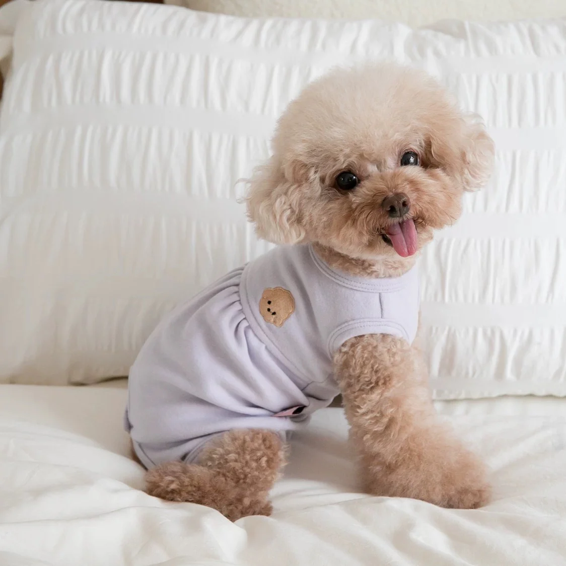 Belly Protecting Bear Head Dog Cat Jumpsuits - immagine 8