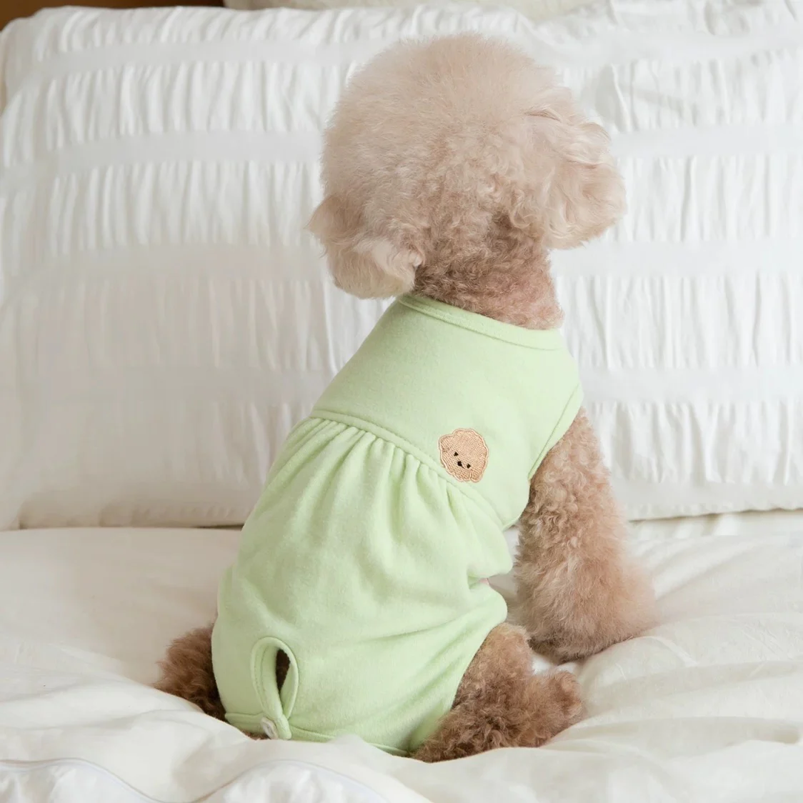 Belly Protecting Bear Head Dog Cat Jumpsuits - immagine 5
