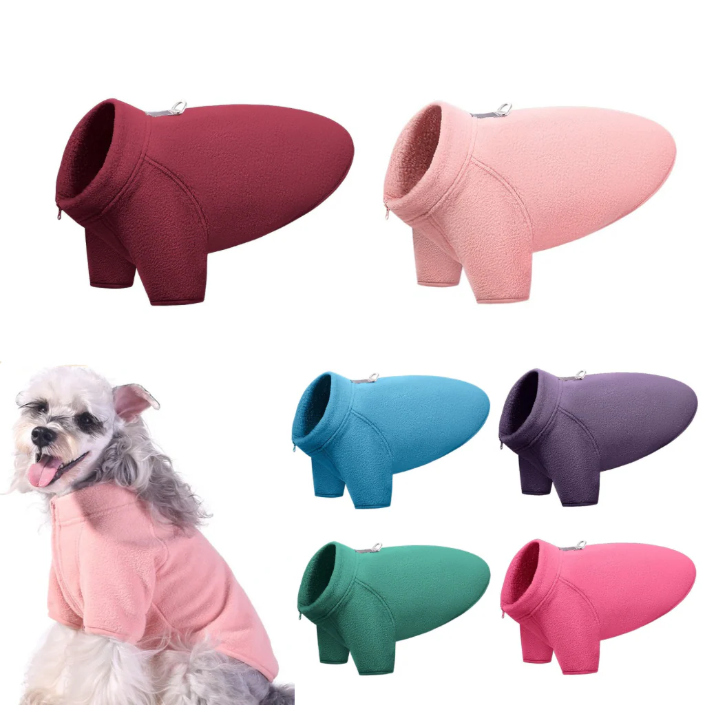 Two-Legged Fleece Solid Color Jacket Coat - immagine 2