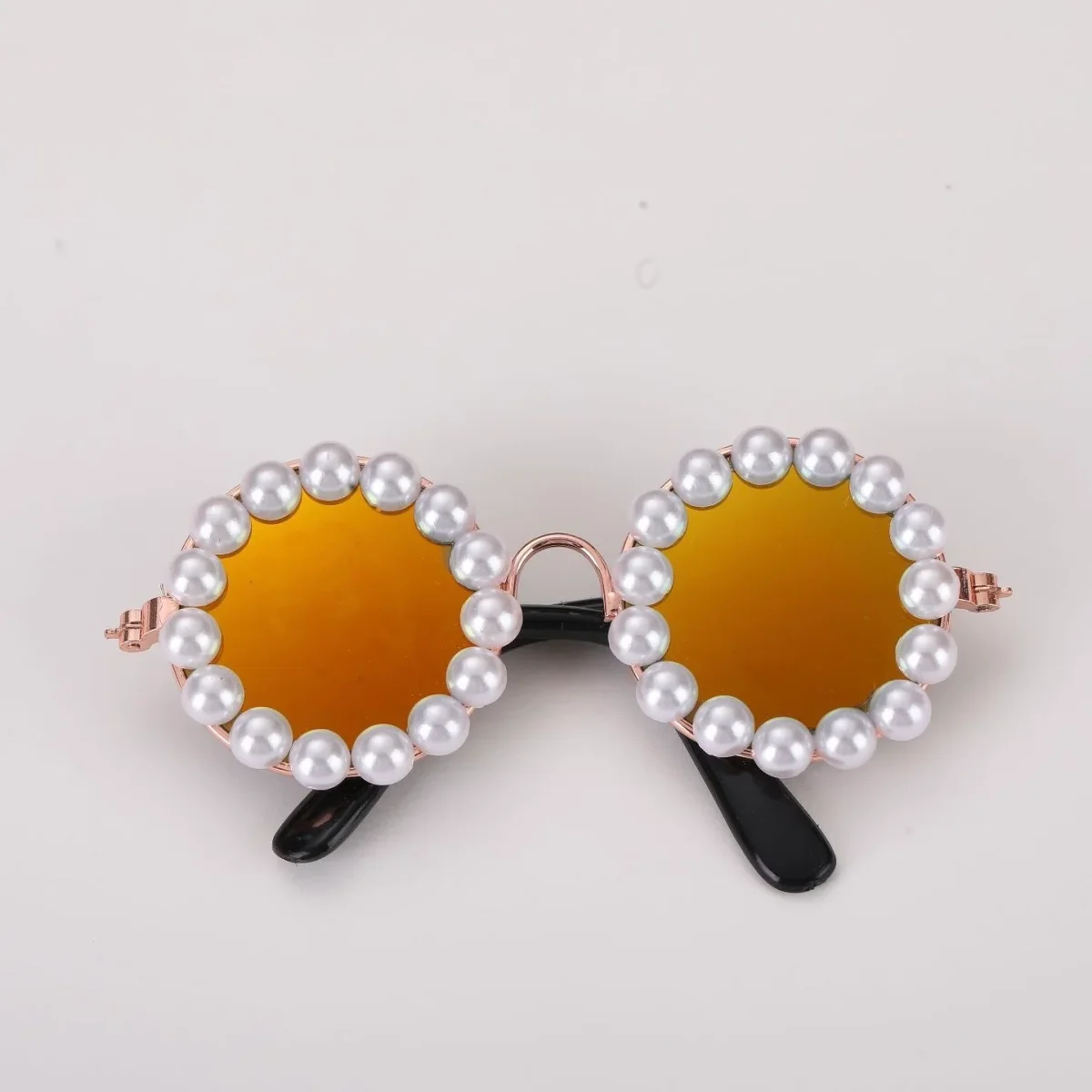 Artificial Pearl Dog Cat Sunglasses - immagine 6