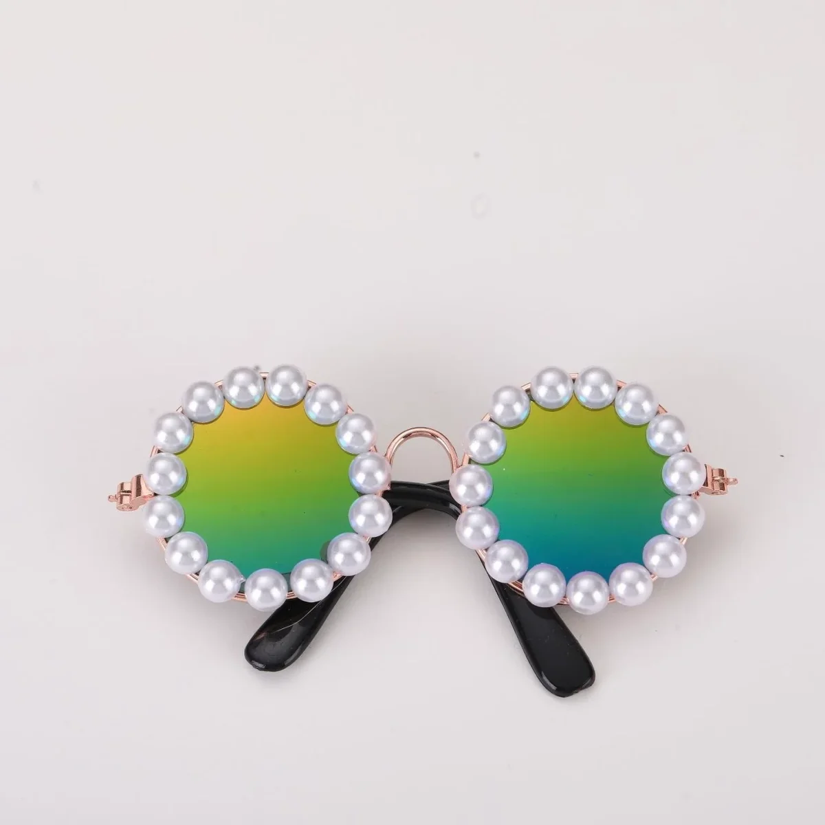 Artificial Pearl Dog Cat Sunglasses - immagine 7