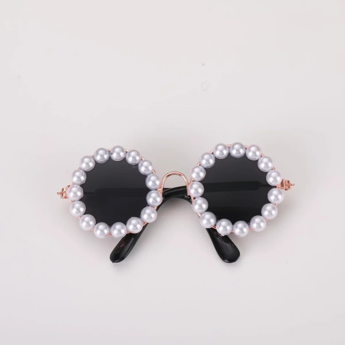 Artificial Pearl Dog Cat Sunglasses - immagine 3