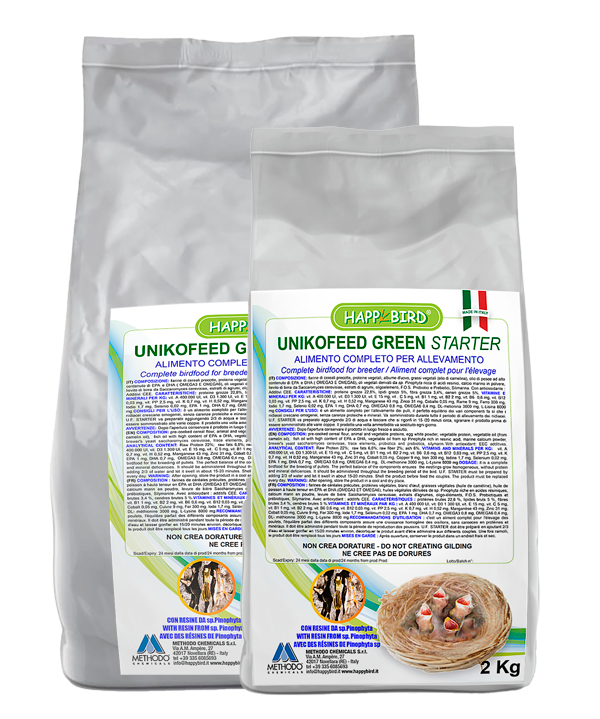 HAPPY BIRD | Uniko Feed Green Starter ( confezione da 5 kg ) - immagine 2