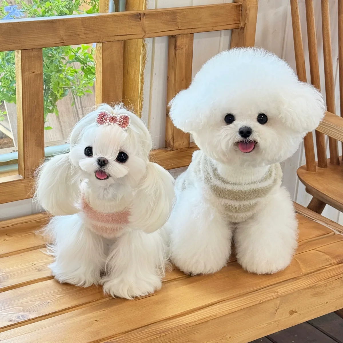 Furry Rabbit Decor Dog Cat Sweater Vest - immagine 7