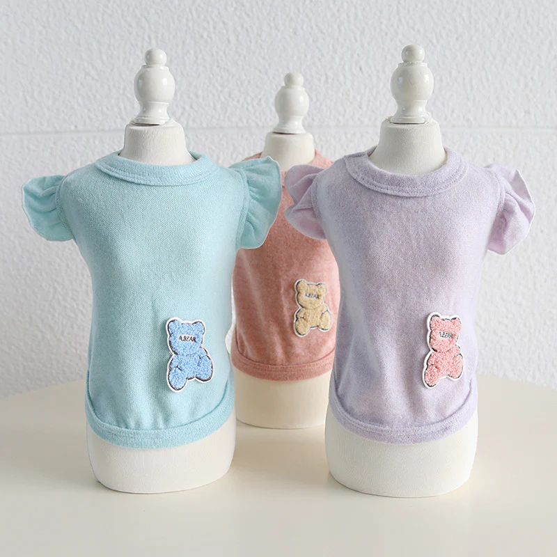 Teddy Bear Design Soft Dog Cat Vest - immagine 9