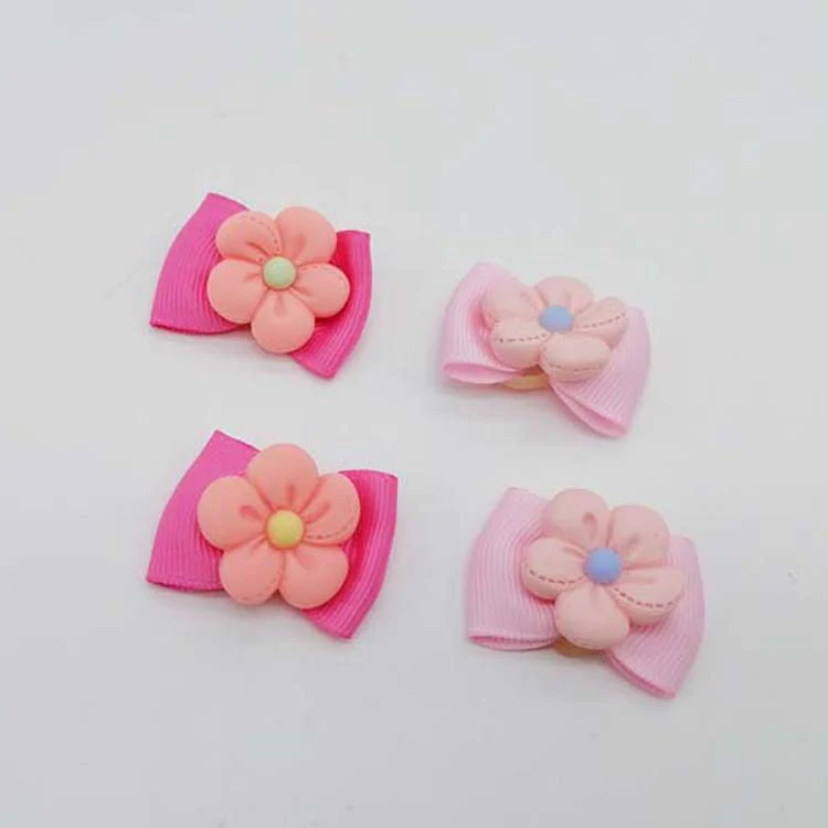 Flower Dog Cat Hair Rubber Band 6pcs - immagine 5