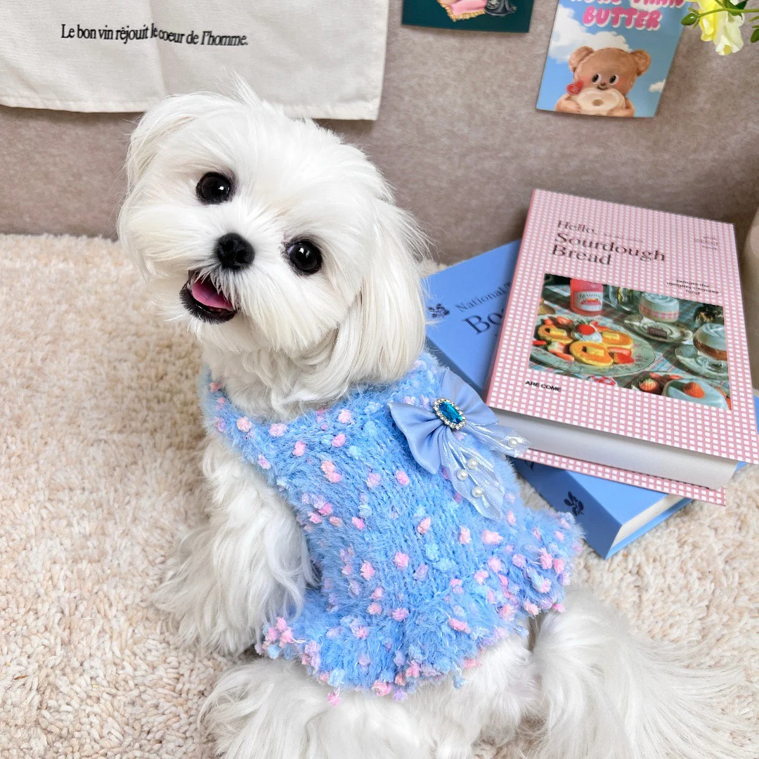 Sweet Yarn Strap Dog Cat Sweater Vest - immagine 5
