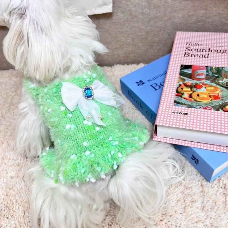 Sweet Yarn Strap Dog Cat Sweater Vest - immagine 6