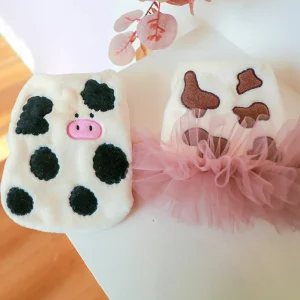 Cow Pattern Dog Cat Vest/Dress