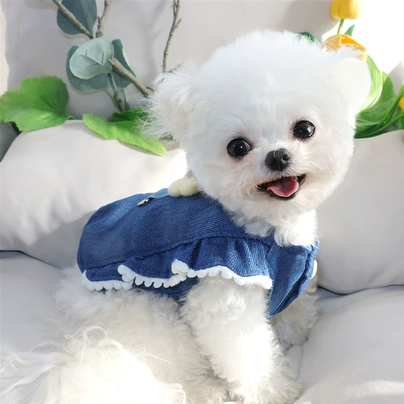 Sweet Flower Decor Dog Harness Vest - immagine 6