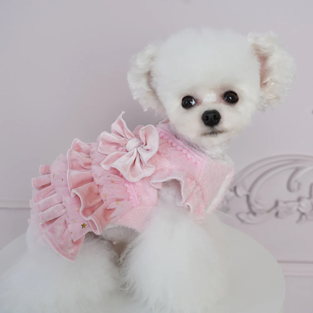 Tulle Star Layered Dog Cat Princess Dress - immagine 5