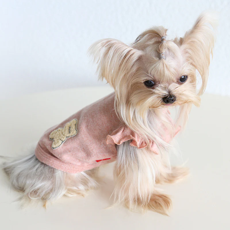 Teddy Bear Design Soft Dog Cat Vest - immagine 6