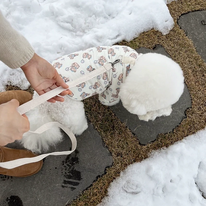 Sweet Bear Fleece Two-Legged Dog Harness Jacket - immagine 4