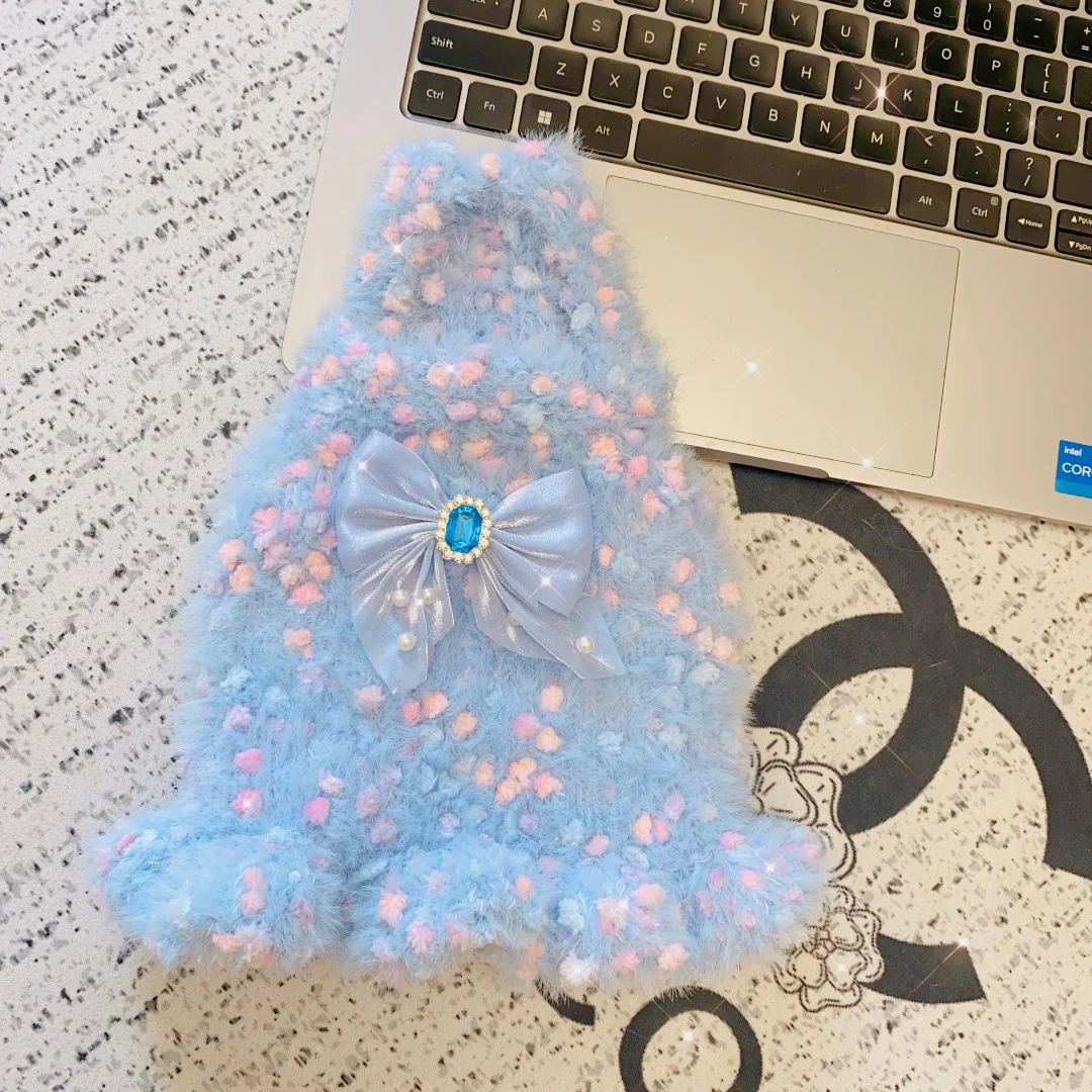 Sweet Yarn Strap Dog Cat Sweater Vest - immagine 9