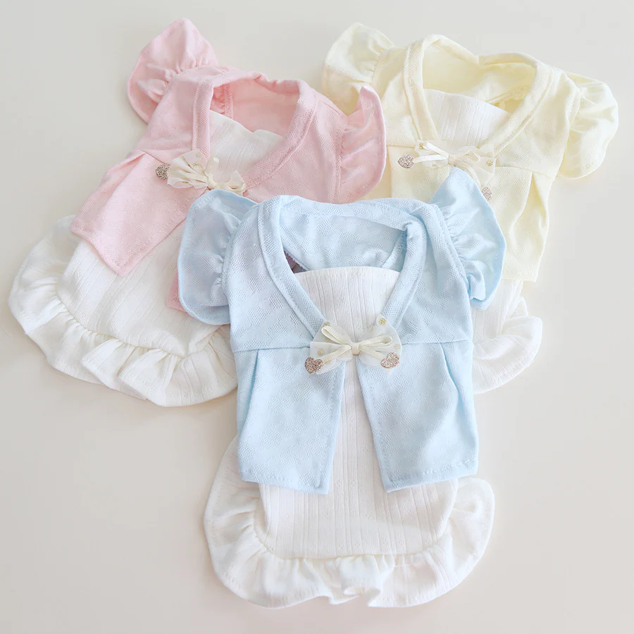 Two-in-one Ruffled Sleeves Dog Cat T-shirt - immagine 2