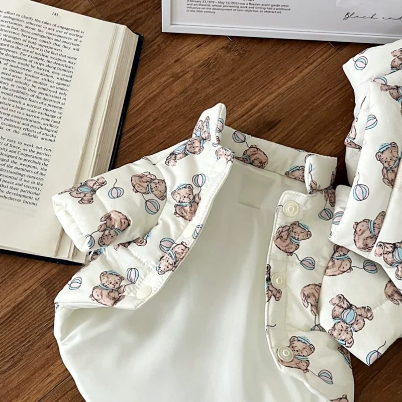 Sweet Bear Fleece Two-Legged Dog Harness Jacket - immagine 2