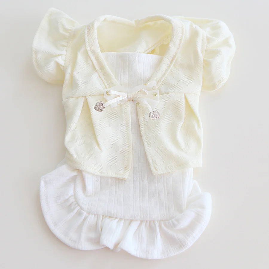 Two-in-one Ruffled Sleeves Dog Cat T-shirt - immagine 8