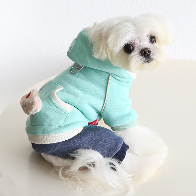 Apple Dog Pocket Fleece Dog Harness Jumpsuits - immagine 4