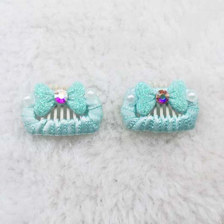Sequined Bowknot Dog Cat Hair Clip 3pcs - immagine 5