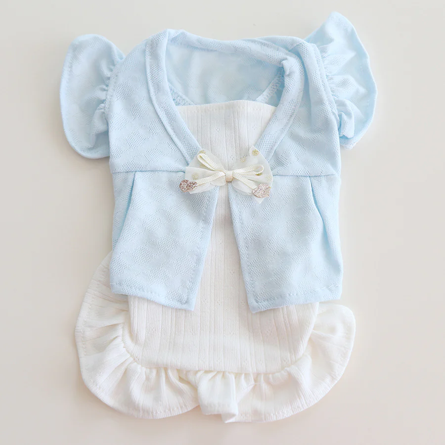 Two-in-one Ruffled Sleeves Dog Cat T-shirt - immagine 7