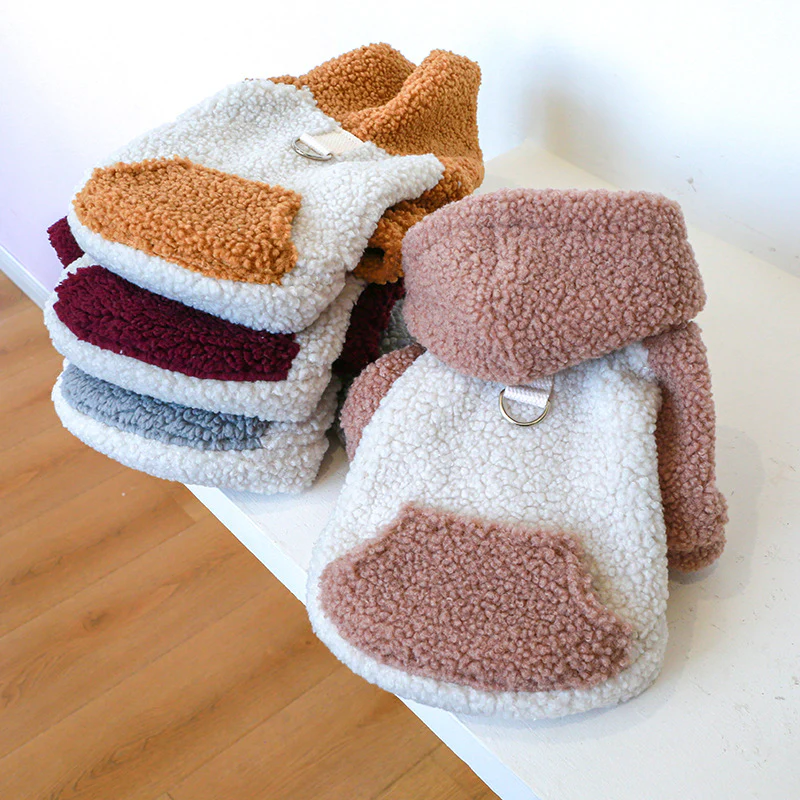 Warm Dog Cat Hoodie Coat with Hat - immagine 7