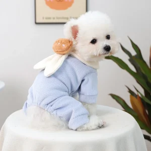 Bear Monster Tie Decor Dog Jumpsuits