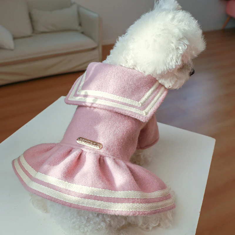 Cape Design Dog Cat Dress Coat - immagine 3
