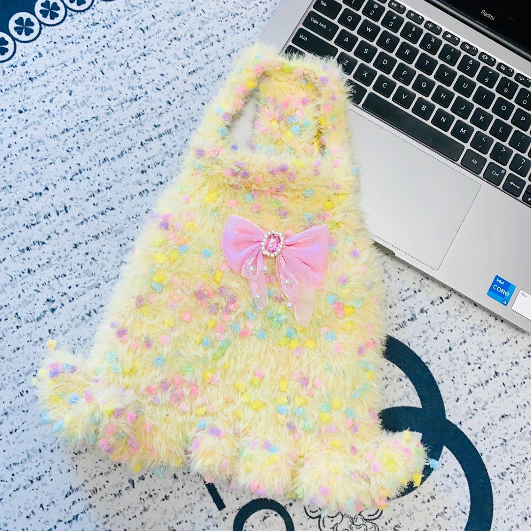 Sweet Yarn Strap Dog Cat Sweater Vest - immagine 8