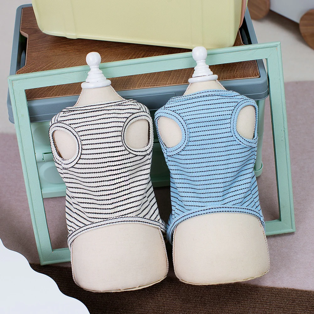 Striped Bear Breathable Dog Cat Vest - immagine 9