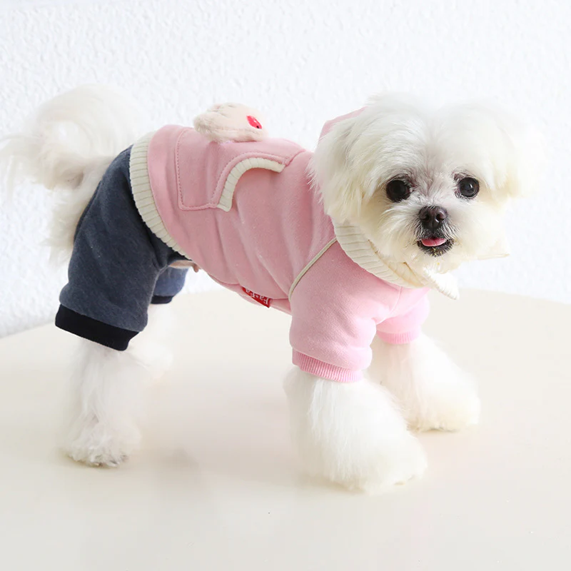 Apple Dog Pocket Fleece Dog Harness Jumpsuits - immagine 5