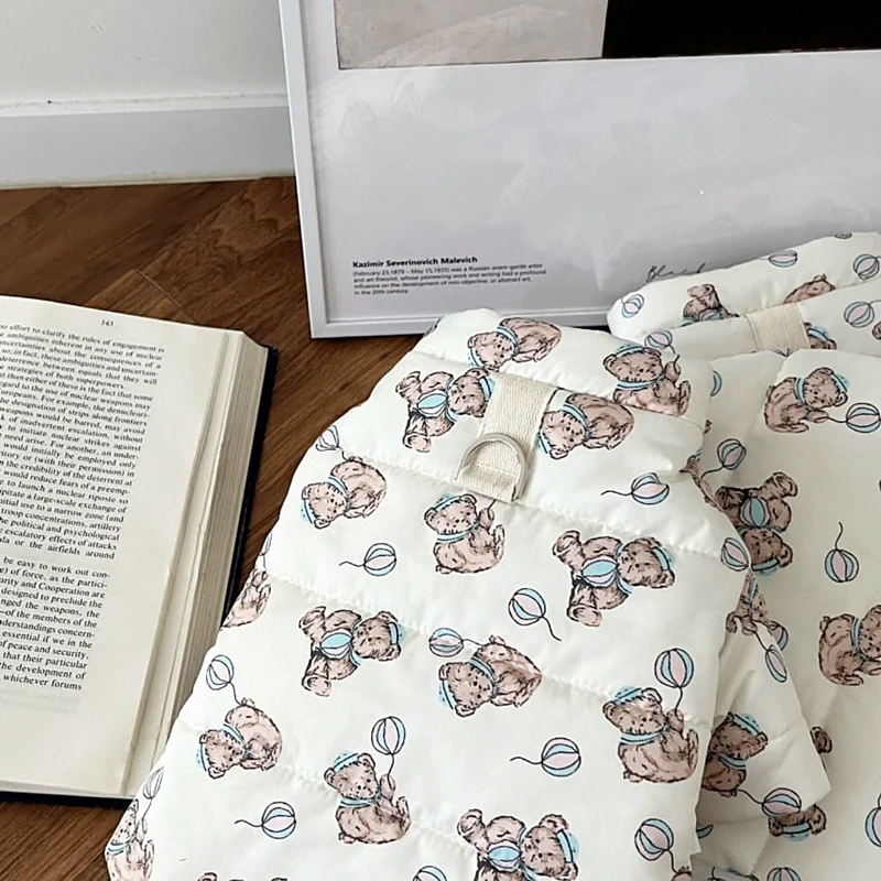 Sweet Bear Fleece Two-Legged Dog Harness Jacket - immagine 7