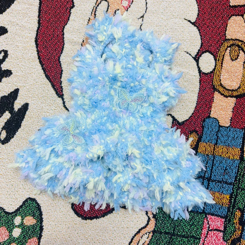 Sweet Butterfly Decor Dog Cat Layered Dress - immagine 6