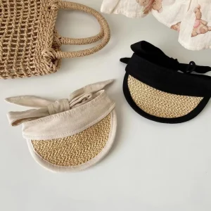 Sweet Straw Dog Cat Hat