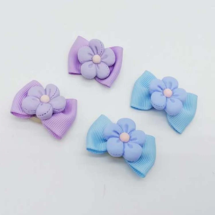 Flower Dog Cat Hair Rubber Band 6pcs - immagine 4