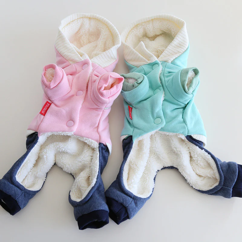 Apple Dog Pocket Fleece Dog Harness Jumpsuits - immagine 9