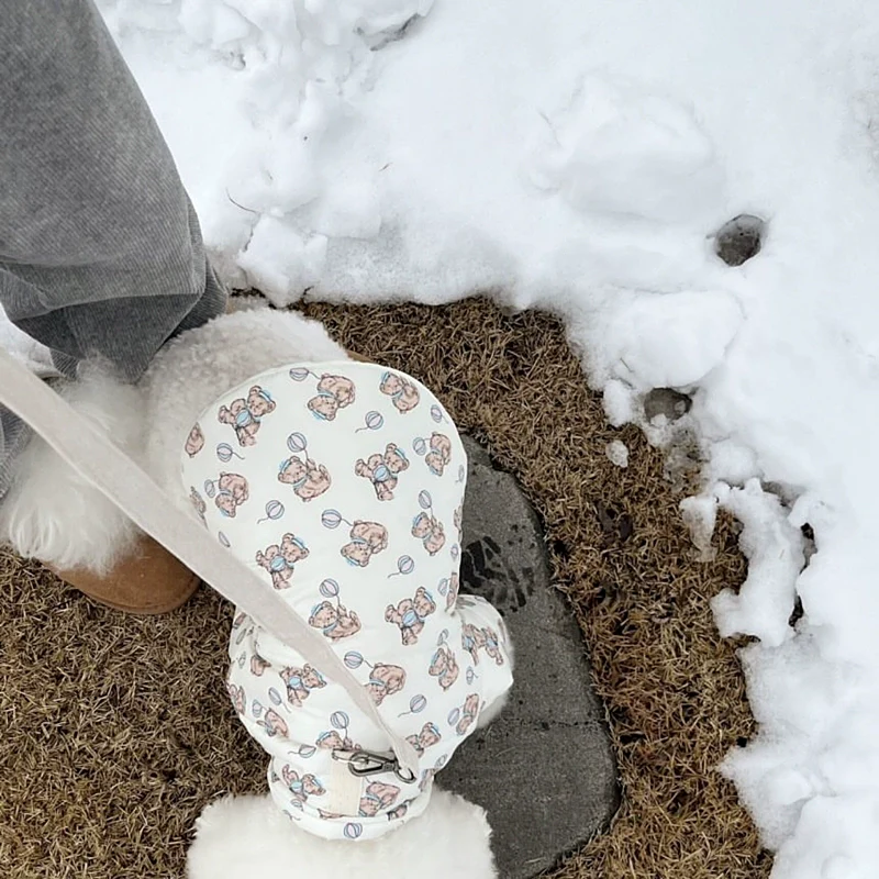 Sweet Bear Fleece Two-Legged Dog Harness Jacket - immagine 9