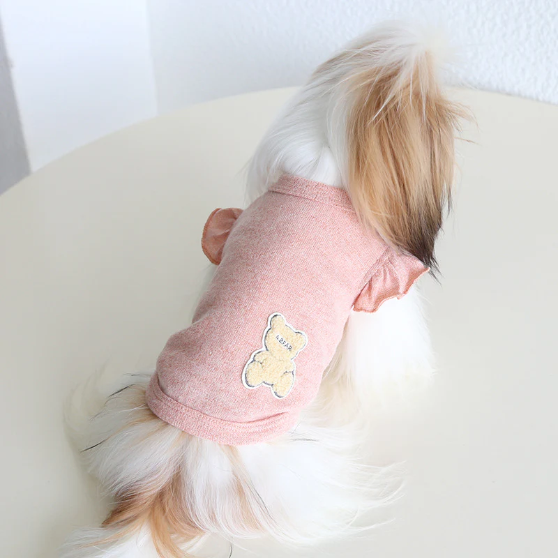 Teddy Bear Design Soft Dog Cat Vest - immagine 3