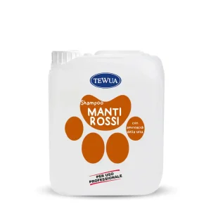 Shampoo Manti Rossi Nutritivo 5L - Rosso Intenso