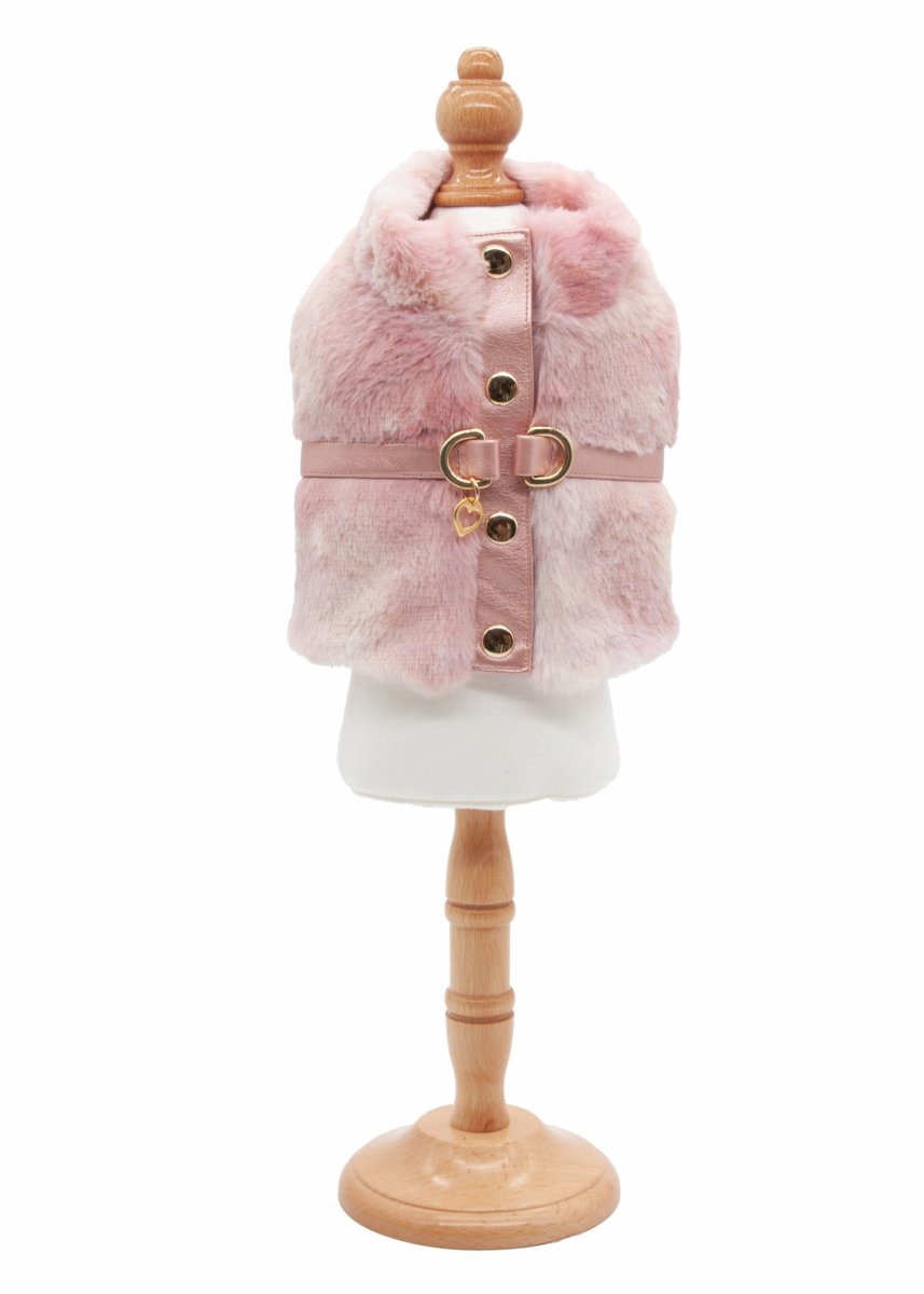 Fit Harness FLUFFY Tie Dye Pink