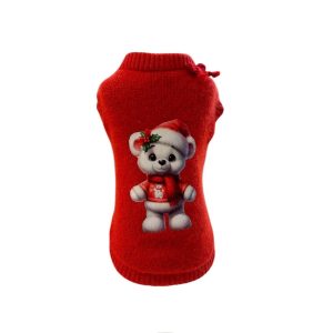 Maglioncino Orsetto Rosso