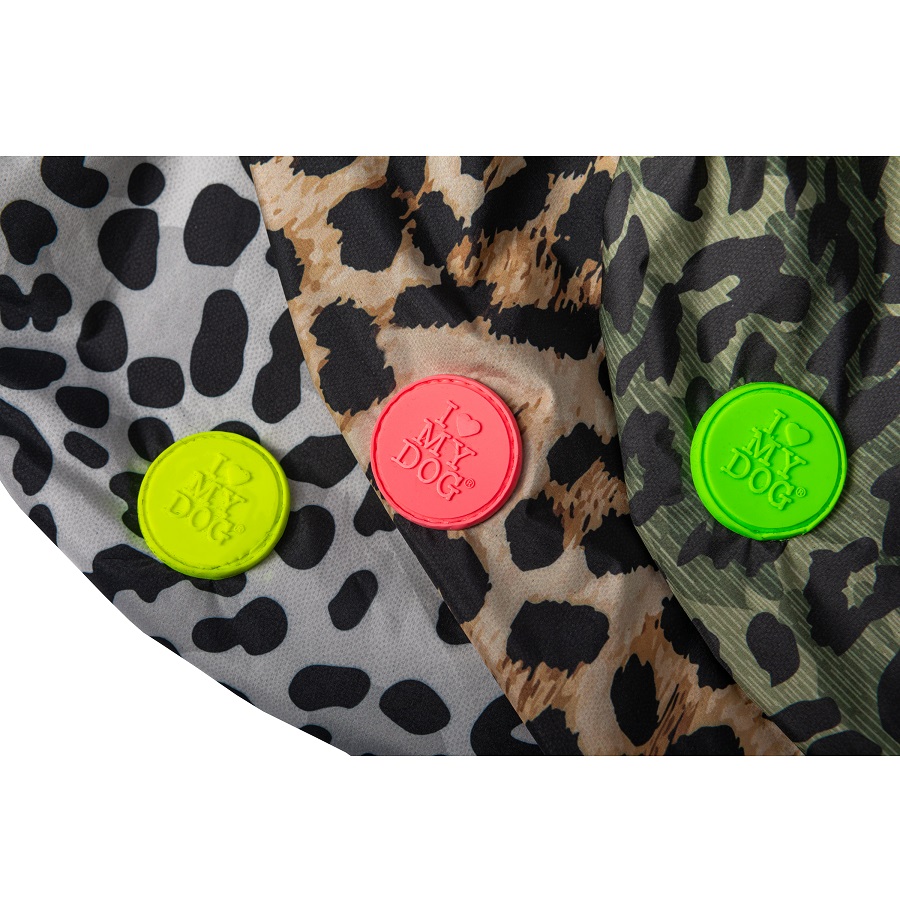Leopard Fluo Rainjacket Military - immagine 3
