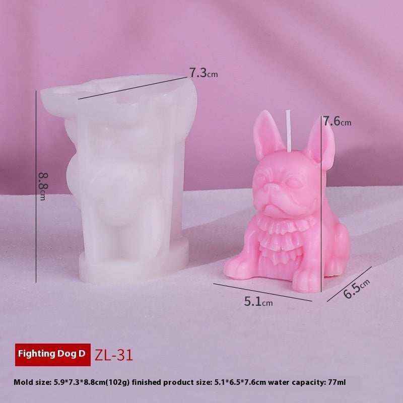 Candela Bulldog Decorativa – Idea Regalo per Amanti dei Cani - immagine 9