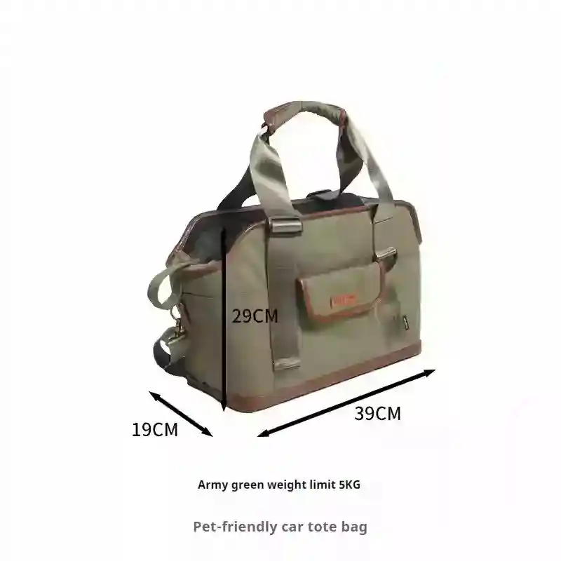 Borsa Trasportino Blue Port Cani Gatti - 39x29x19cm - immagine 6