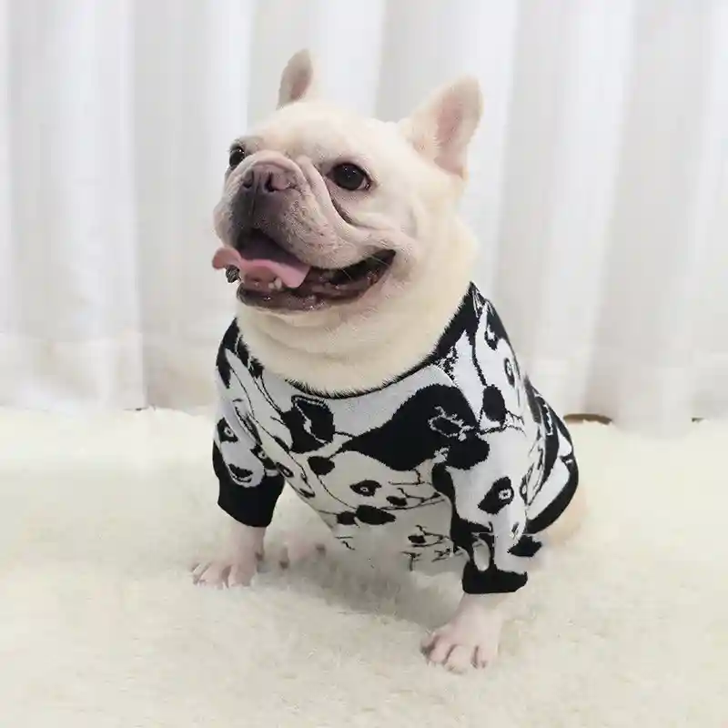 Maglione per Cani Panda - Caldo in Lana Morbida - immagine 4