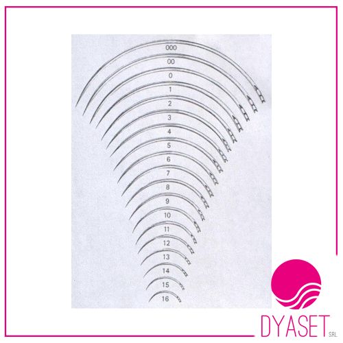 AGHI PER SUTURA 3/8 C ● 12 PZ